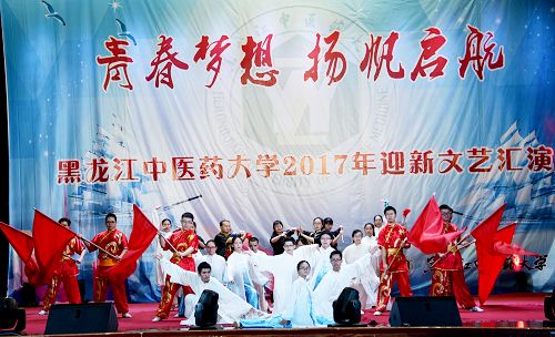 校武术协会同学们表演的《武道乾坤》