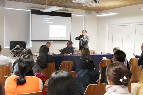 许亦农教授在研讨会上作主题演讲